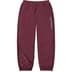 Supreme Warm Up Pant - Burgundy (front)