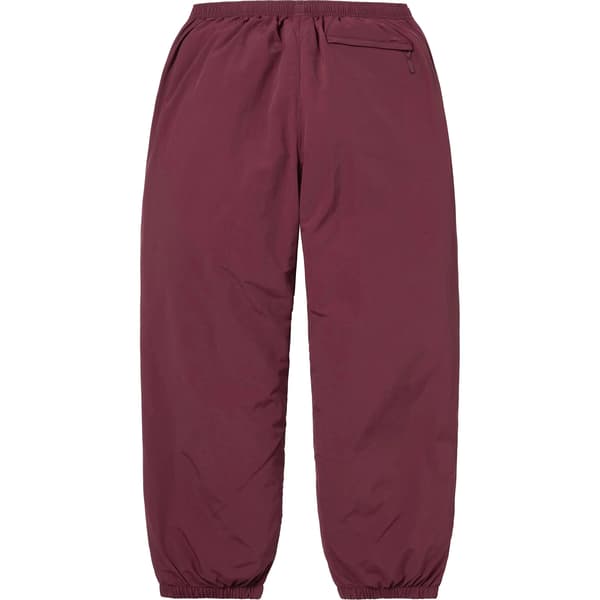 Supreme Warm Up Pant - Burgundy (front)