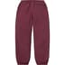 Supreme Warm Up Pant - Burgundy (front)