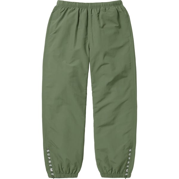Supreme Warm Up Pant - Olive (front)