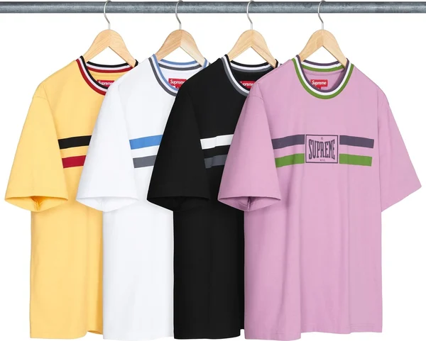 Supreme Warm Up Stripe S/S Top - Product Image