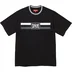Supreme Warm Up Stripe S/S Top - Black (front)