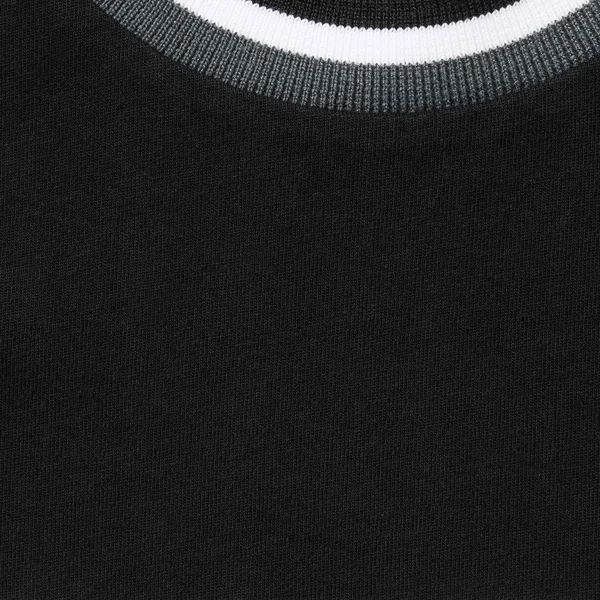 Supreme Warm Up Stripe S/S Top - Black (front)