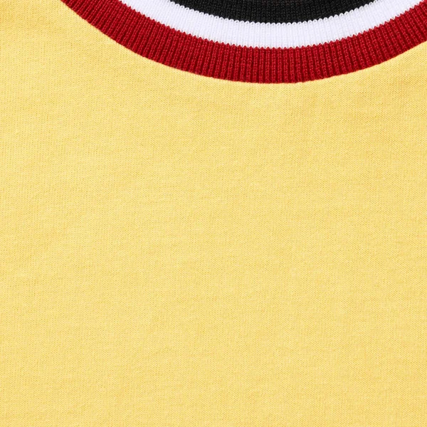 Supreme Warm Up Stripe S/S Top - Yellow (front)