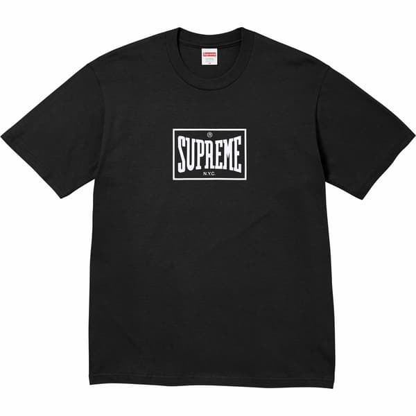 Supreme Warm Up Tee - Black (front)