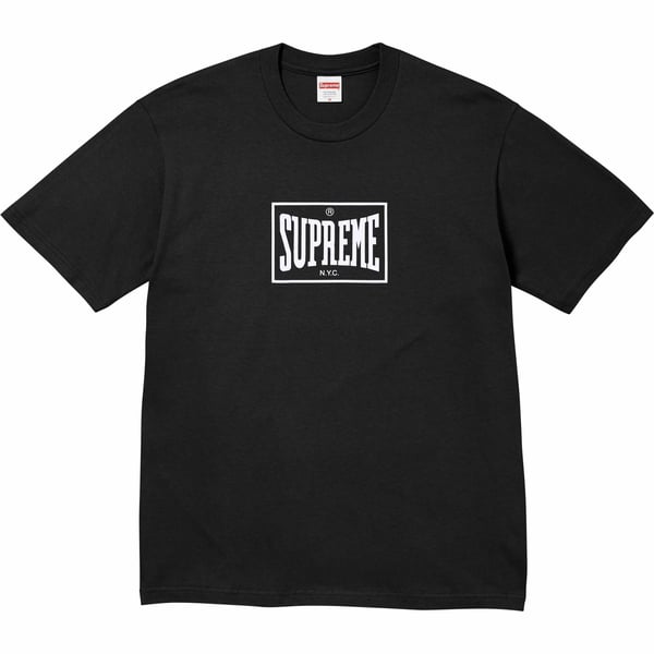 Supreme Warm Up Tee - Black (front)