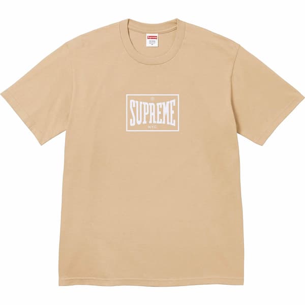 Supreme Warm Up Tee - Khaki (front)