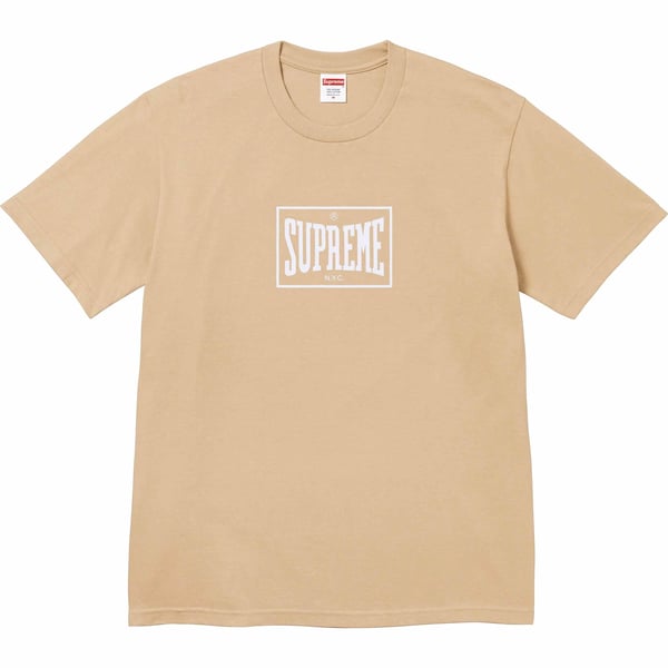 Supreme Warm Up Tee - Khaki (front)
