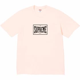 Supreme Warm Up Tee Pale Pink
