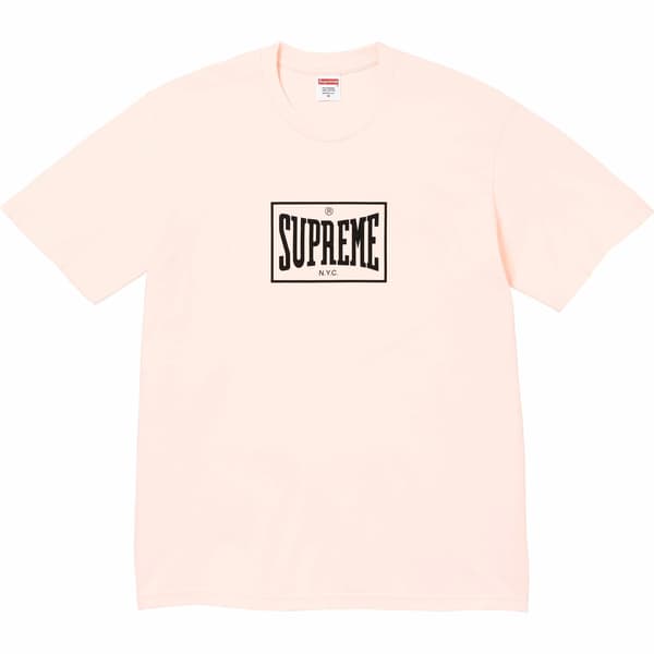 Supreme Warm Up Tee - Pale Pink (front)