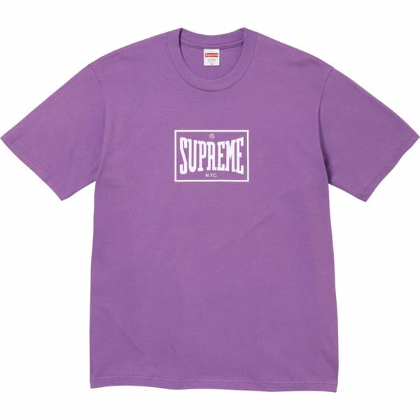 Supreme Warm Up Tee - Purple (front)