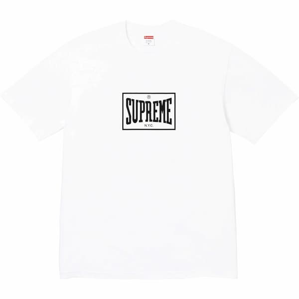 Supreme Warm Up Tee - White (front)
