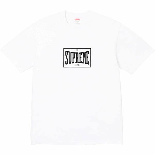 Supreme Warm Up Tee - White (front)