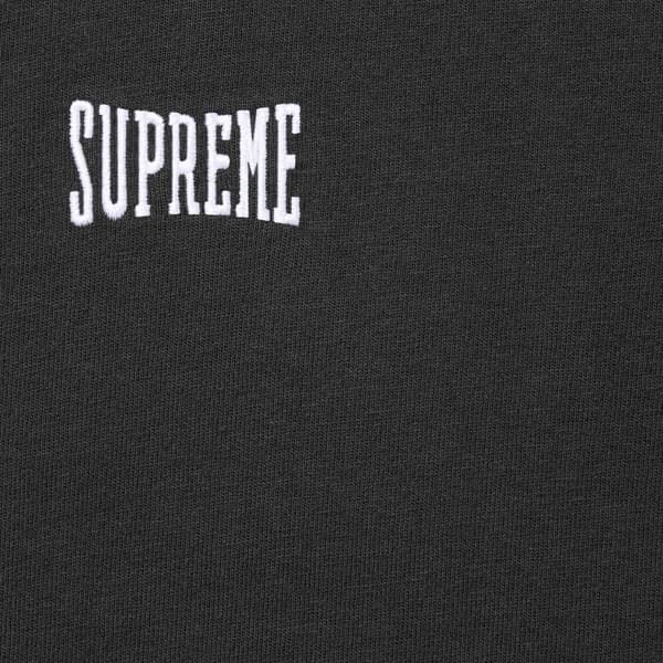 Supreme Warm Up Washed S/S Top - Black (front)