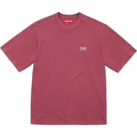 Supreme Warm Up Washed S/S Top Maroon