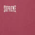 Supreme Warm Up Washed S/S Top - Maroon (front)