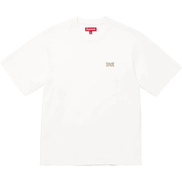 Supreme Warm Up Washed S/S Top - White (front)
