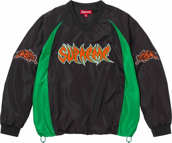 Supreme Warthog Warm Up Pullover - Black (front)