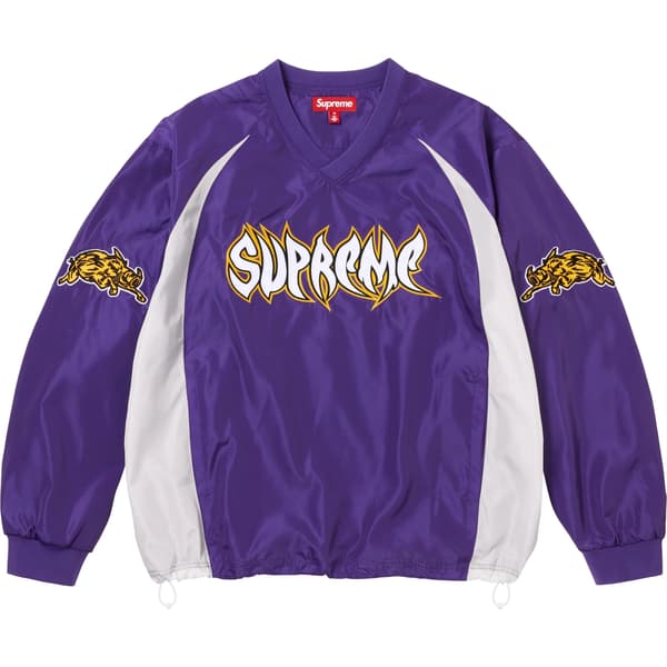 Supreme Warthog Warm Up Pullover - Purple (front)