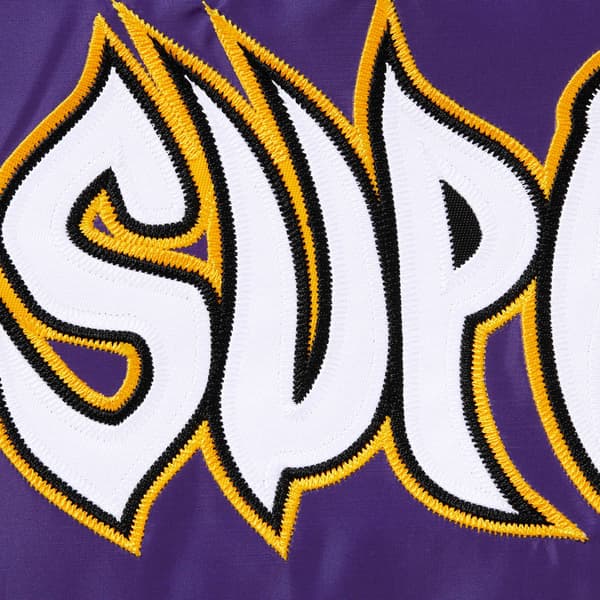 Supreme Warthog Warm Up Pullover - Purple (front)