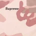 Supreme Washed Camo Polo - Pink Camo (front)