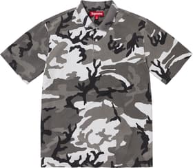 Supreme Washed Camo Polo Snow Camo