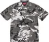 Supreme Washed Camo Polo - Snow Camo (front)