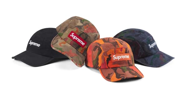 Supreme Washed Canvas Camp Cap - Product Image