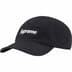 Supreme Washed Canvas Camp Cap - Black (front)