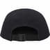 Supreme Washed Canvas Camp Cap - Black (front)