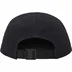 Supreme Washed Canvas Camp Cap - Black (front)