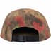 Supreme Washed Canvas Camp Cap - Tan Camo (front)