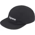 Supreme Washed Chino Twill Camp Cap - Black (front)