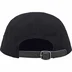 Supreme Washed Chino Twill Camp Cap - Black (front)