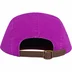 Supreme Washed Chino Twill Camp Cap - Bright Purple (front)