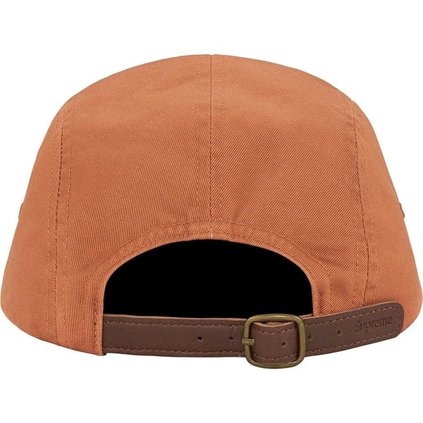 Supreme Washed Chino Twill Camp Cap - Brown (front)