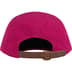 Supreme Washed Chino Twill Camp Cap - Cranberry (front)
