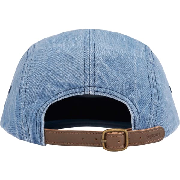 Supreme Washed Chino Twill Camp Cap - Denim (front)