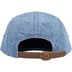 Supreme Washed Chino Twill Camp Cap - Denim (front)