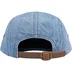 Supreme Washed Chino Twill Camp Cap - Denim (front)