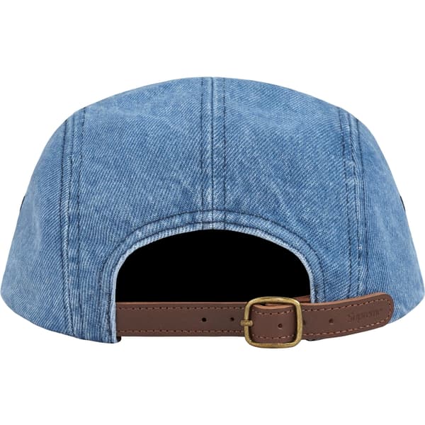 Supreme Washed Chino Twill Camp Cap - Denim (front)