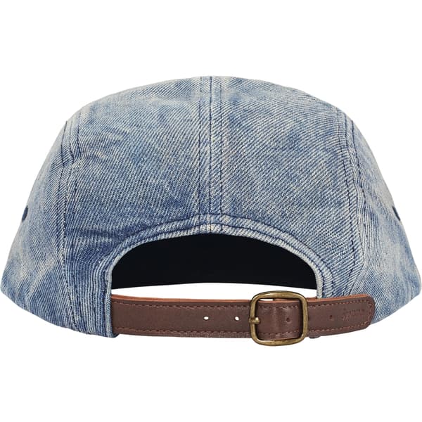 Supreme Washed Chino Twill Camp Cap - Denim (front)