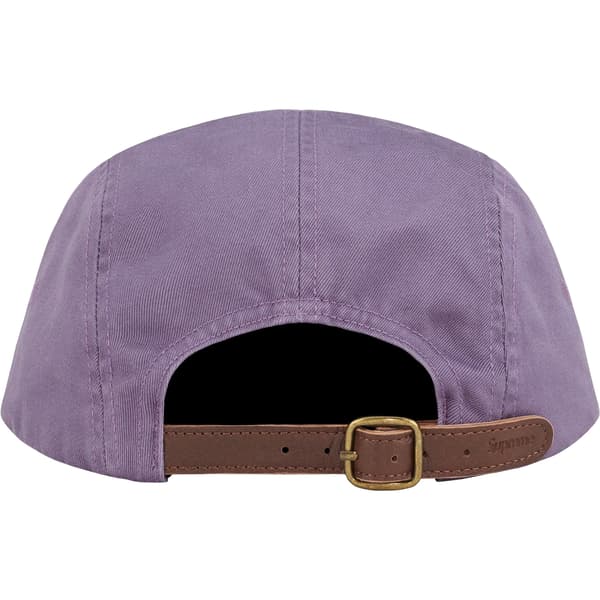 Supreme Washed Chino Twill Camp Cap - Dusty Purple (front)