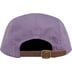 Supreme Washed Chino Twill Camp Cap - Dusty Purple (front)