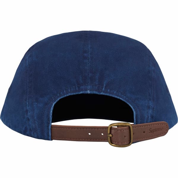 Supreme Washed Chino Twill Camp Cap - Indigo (front)