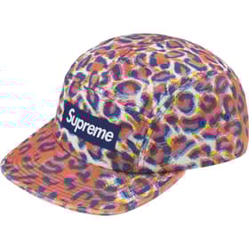 Supreme Washed Chino Twill Camp Cap Leopard