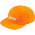 Supreme Washed Chino Twill Camp Cap - Light Orange (front)