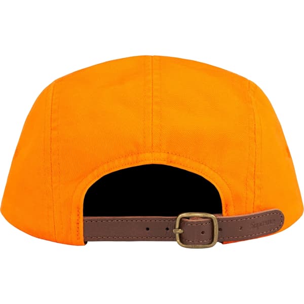 Supreme Washed Chino Twill Camp Cap - Light Orange (front)