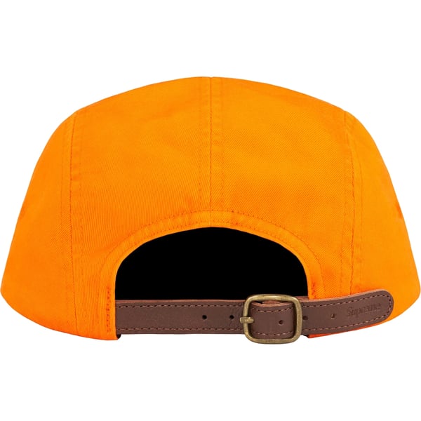 Supreme Washed Chino Twill Camp Cap - Light Orange (front)