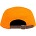 Supreme Washed Chino Twill Camp Cap - Light Orange (front)